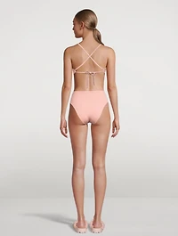 Tucan High-Leg High-Waisted Bikini Bottom