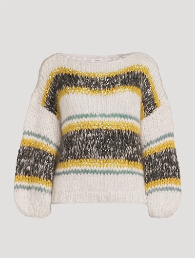 Big Striped Mohair Sweater
