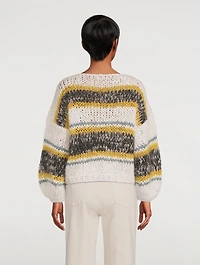 Big Striped Mohair Sweater