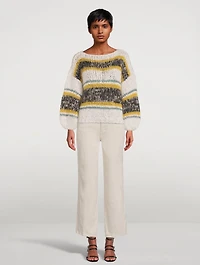 Big Striped Mohair Sweater