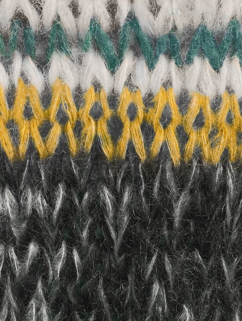 Big Striped Mohair Sweater