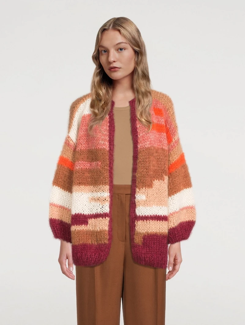 Jennifer's Big Mohair Cardigan