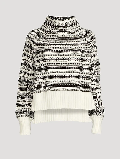 Reversed Jacquard Sweater