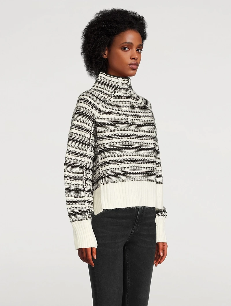 Reversed Jacquard Sweater