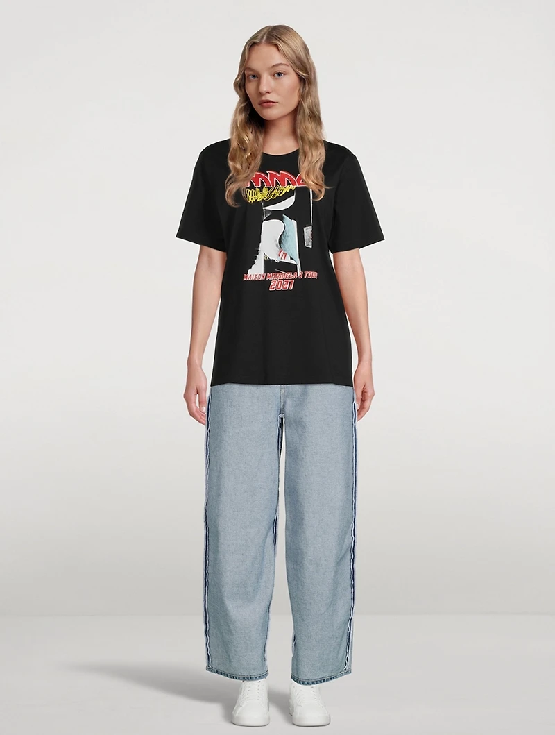 Inside Out Wide-Leg Jeans