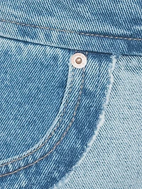 Inside Out Wide-Leg Jeans