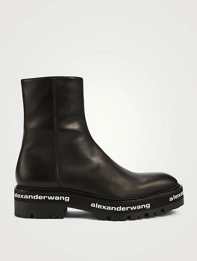 Sanford Leather Ankle Boots