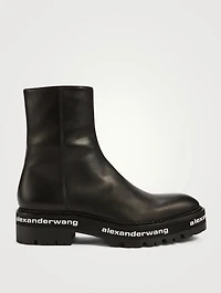 Sanford Leather Ankle Boots
