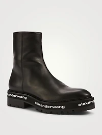Sanford Leather Ankle Boots