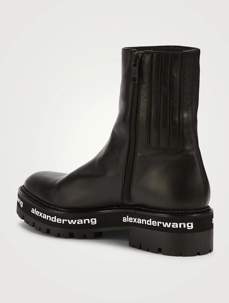 Sanford Leather Ankle Boots