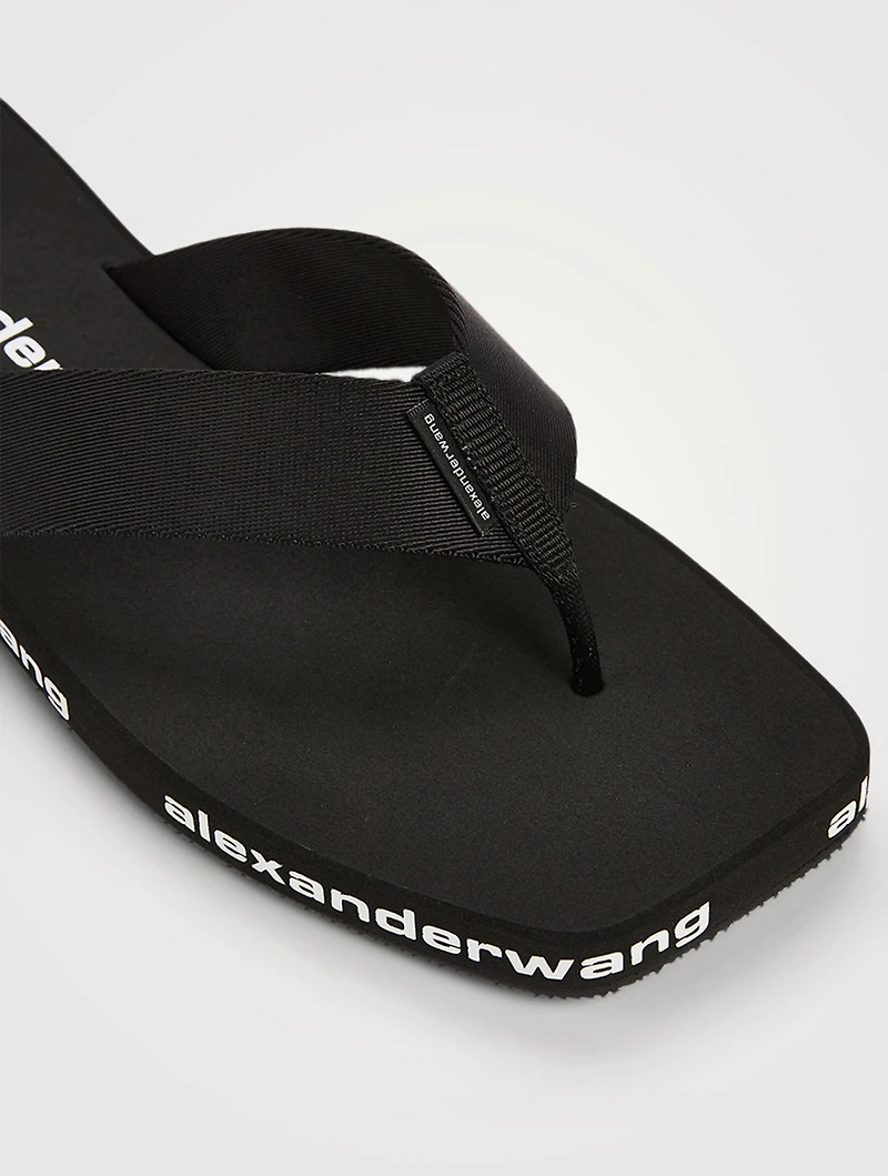AW Nylon Webbing Thong Sandals