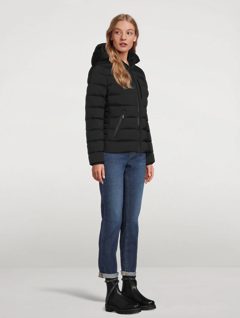 Herbe Quilted Jacket With Hood