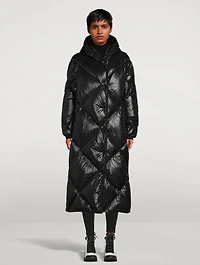 Cotonniere Down Padded Long Coat With Hood
