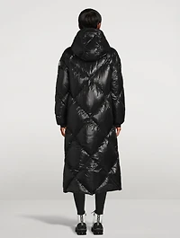 Cotonniere Down Padded Long Coat With Hood
