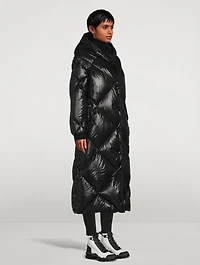Cotonniere Down Padded Long Coat With Hood