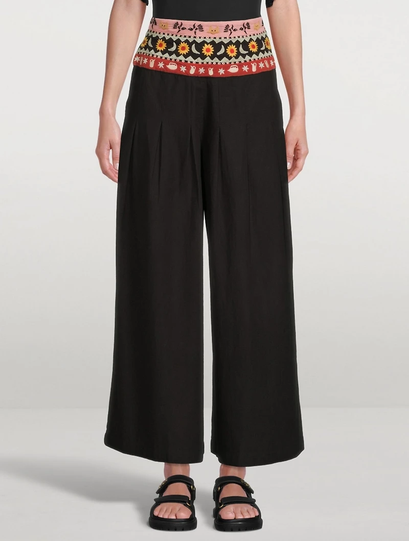 Organic Cotton Palazzo Pants