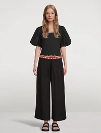 Organic Cotton Palazzo Pants