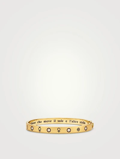 18K Gold Astrid Bracelet With Blue Sapphire And Diamonds