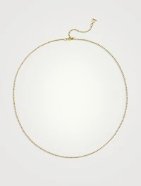 18K Gold Ball Chain