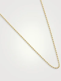 18K Gold Ball Chain