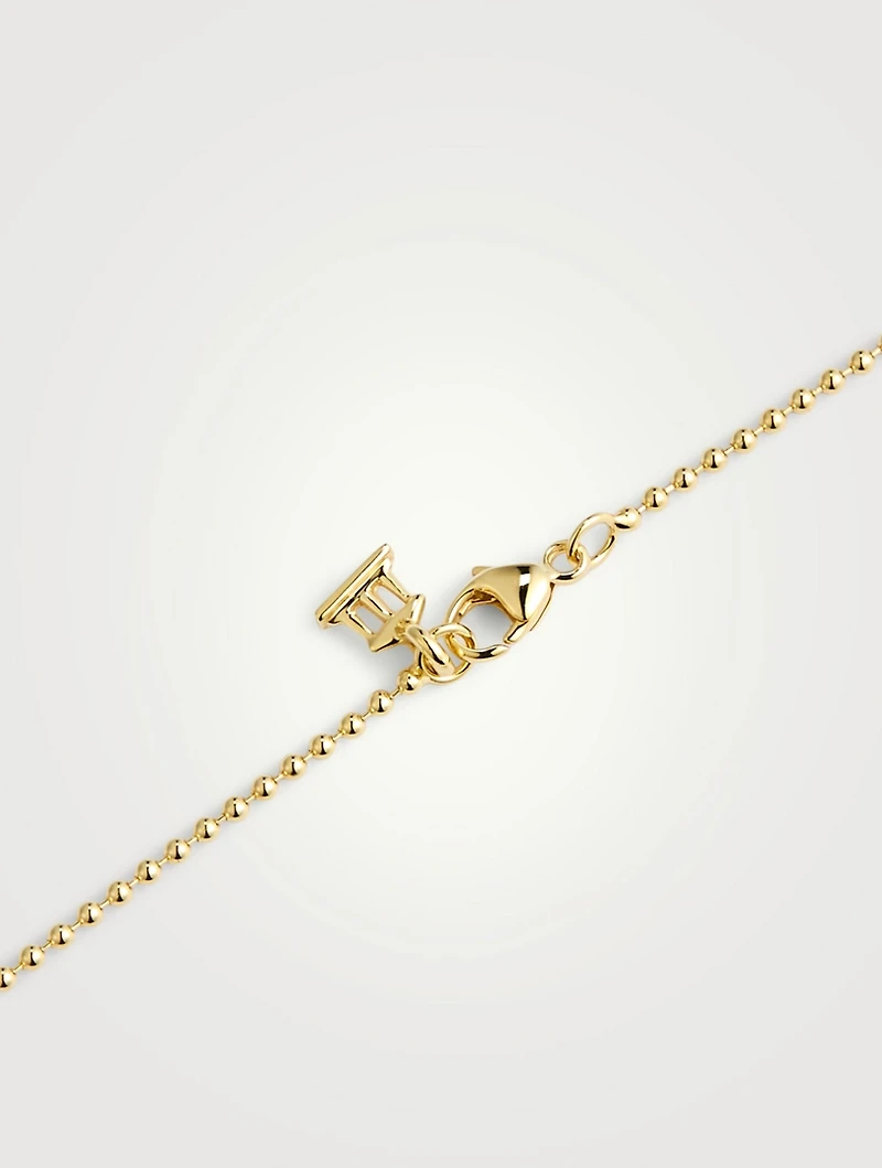 18K Gold Ball Chain