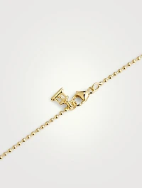 18K Gold Ball Chain
