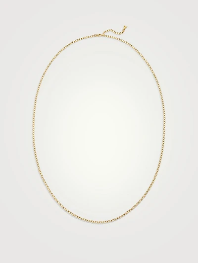 Extra Small 18K Oval Chain Necklace