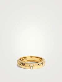 18K Gold Astrid Ring With Diamonds