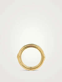 18K Gold Astrid Ring With Diamonds