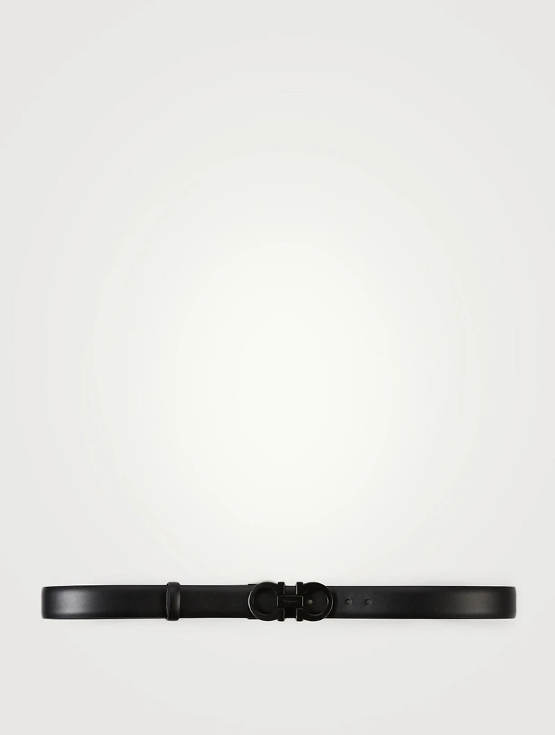 Gancini Reversible Leather Belt