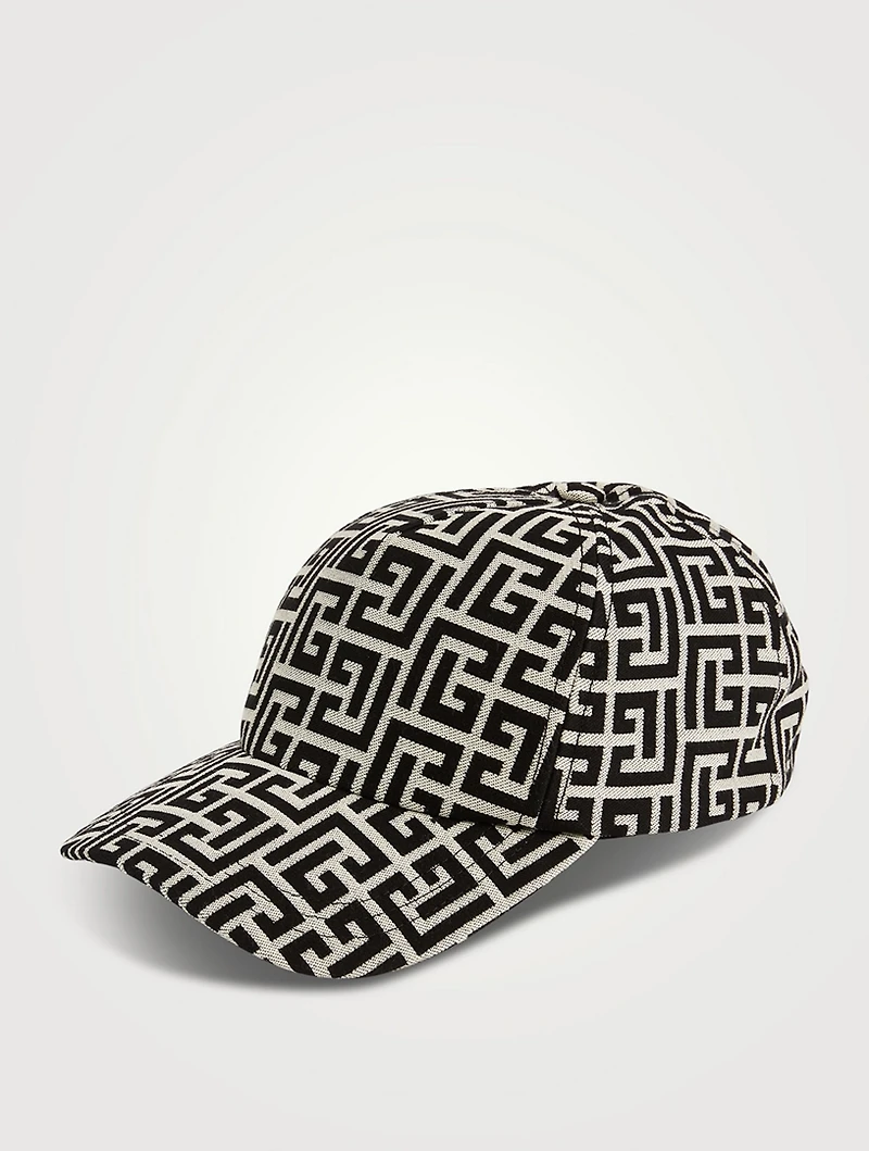 Cotton Monogram Baseball Cap