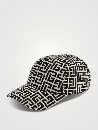Cotton Monogram Baseball Cap