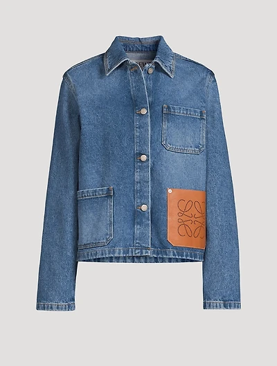 Anagram Short Denim Jacket