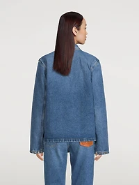 Anagram Short Denim Jacket