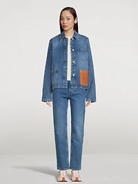 Anagram Short Denim Jacket
