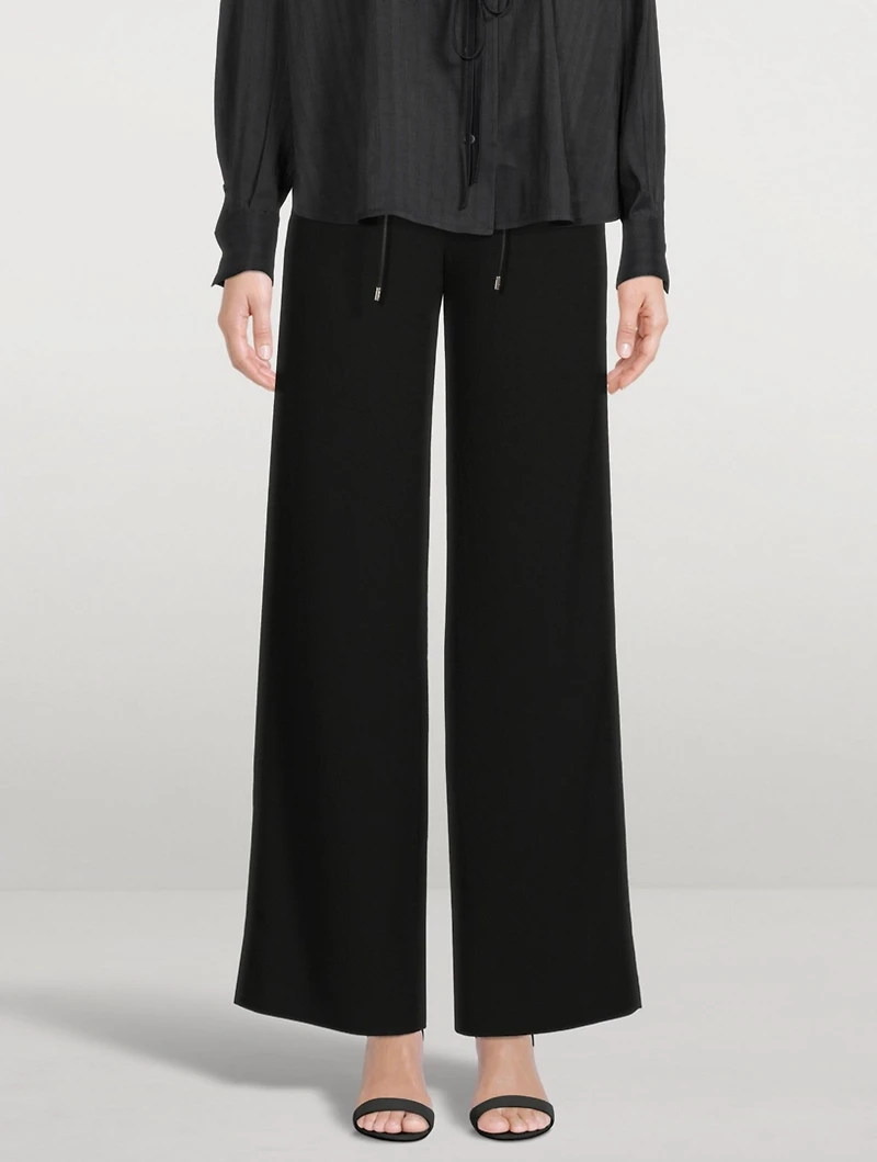Wool Drawstring Pants