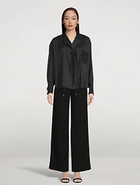 Wool Drawstring Pants