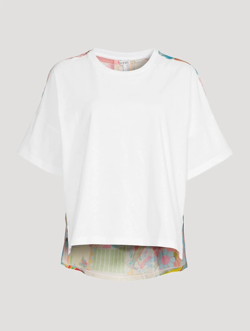 Doll House Cotton And Silk T-Shirt