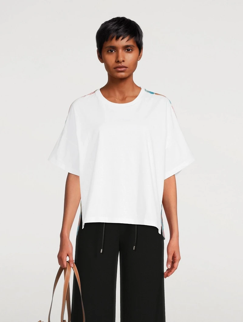 Doll House Cotton And Silk T-Shirt