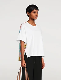 Doll House Cotton And Silk T-Shirt