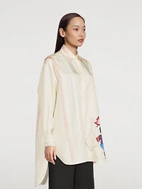 Puppy Oversize Shirt Silk