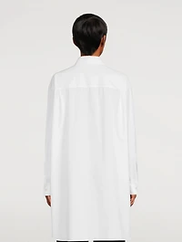 Cotton Anagram Oversized Shirt