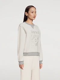 Cotton Anagram Sweatshirt