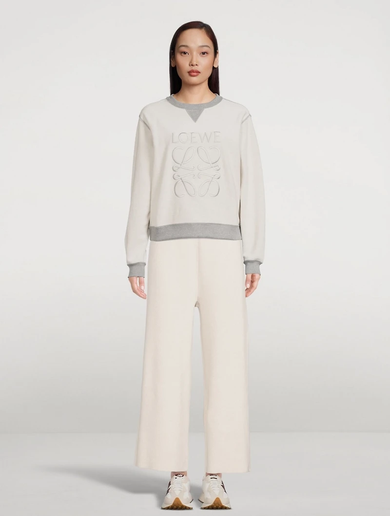 Cotton Anagram Sweatshirt