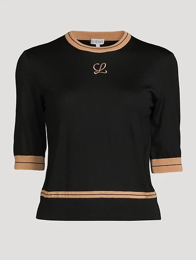 Wool Cropped Sweater