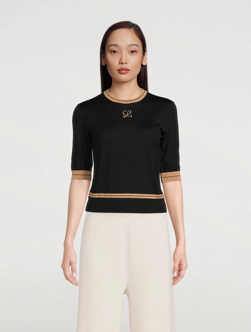 Wool Cropped Sweater