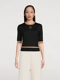 Wool Cropped Sweater