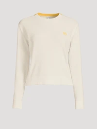 Wool And Cotton Anagram Sweater
