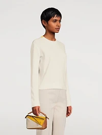 Wool And Cotton Anagram Sweater
