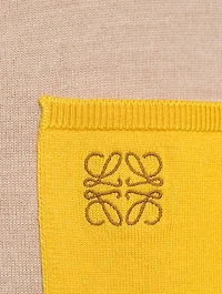 Wool Anagram Pocket Cardigan
